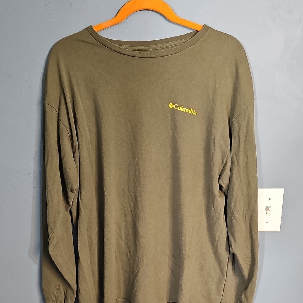 Columbia Forest Green Long Sleeve Shirt